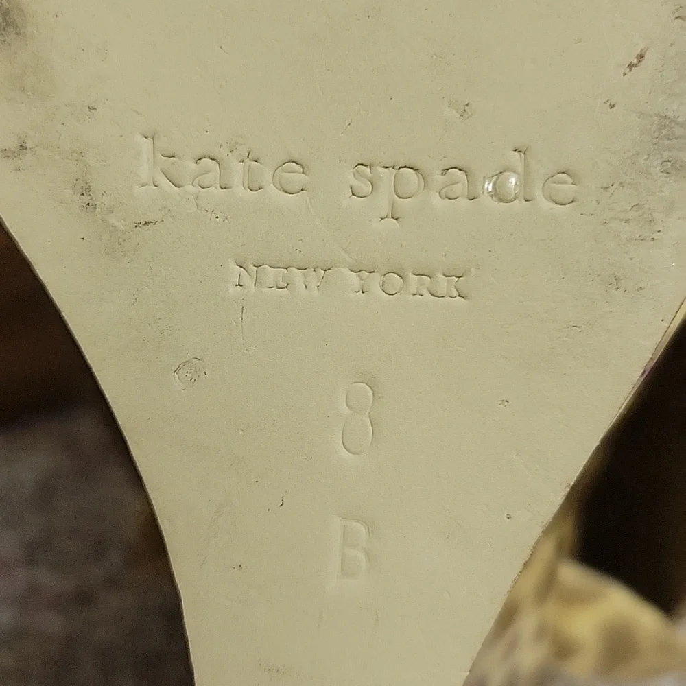 Kate Spade Vero Ocelot Wedges, Women's Sz 8. Indie Sleeze. Office Business